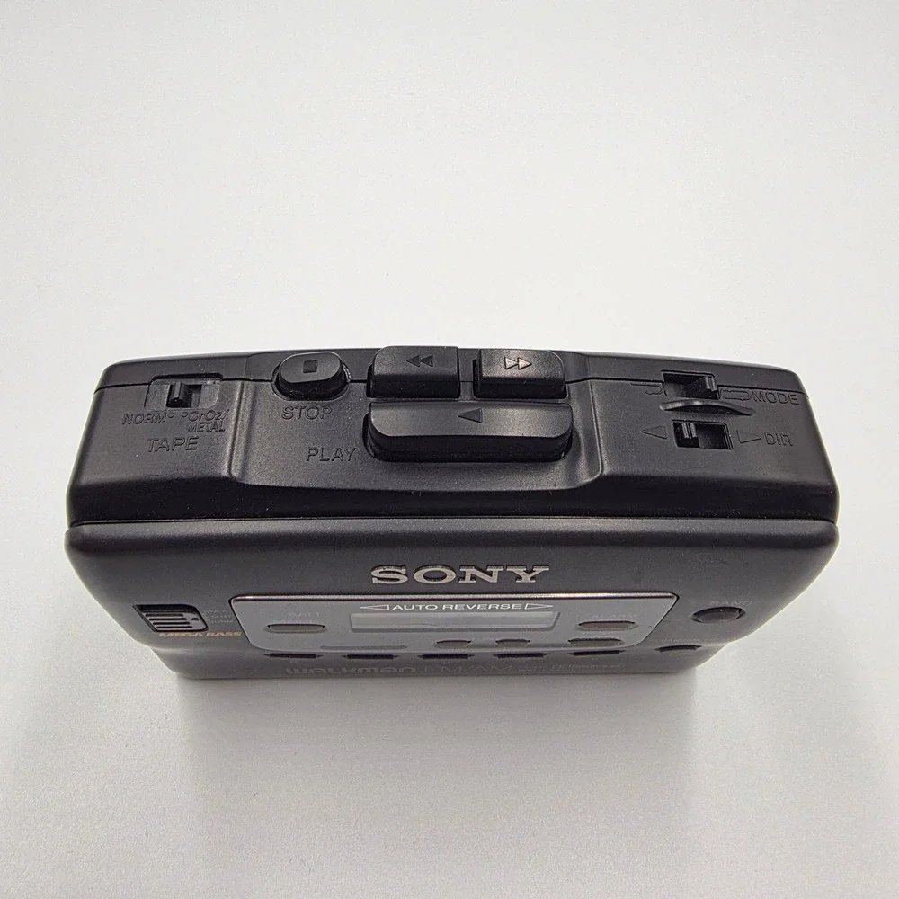 Sony Walkman WM-FX405 AM FM Radio Cassette Player Auto Reverse Mega Bass Black